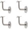 4 Stück Handlaufhalter, Edelstahl Handlaufträger, Handlauf Wandhalter, für Gebäudesicherheitsschutz für Treppenhäuser, Flure, Bäder etc（Silber）…