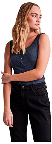 PIECES Damen Pckitte Tank Noos Top, Ombre Blue, M EU