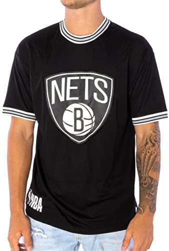 New Era Team Logo Oversized Brooklyn Nets T-Shirt Herren schwarz L