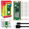 GeeekPi Raspberry Pi Pico W Basic Kit - Raspberry Pi RP2040 Chip, Wi-Fi Wireless Connectivity,Unsoldered Headers+ MicroUSB Cable Included