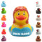 Badeente - personalisierbar (Meerjungfrau Ente)