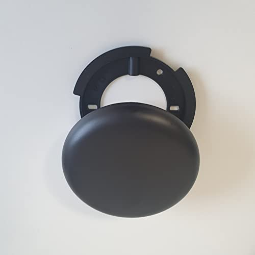Lampen Abzweigdose Blind Box Deckendose Abdeckdose Kabeldose Verteilerdose schwarz Aufputz Baldachin black Lampe Deckenrosette Blinddose ultraflach Ø 13cm, Höhe 1,5 cm (1x 130mm schwarz)