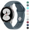 Amzpas Armband für Samsung Galaxy Watch 6/5/4/5 Pro/4 Classic, 20mm Neues Silikon Ersatzarmband für Active 2 - Kompatibel Mit 40mm 44mm 45mm 42mm 46mm Modellen