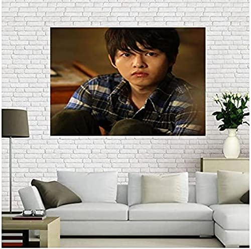 Poster Song Joong Ki Schauspieler Star Poster Porträt Bilder Poster Und Drucke Kunst Wand Leinwand Malerei Home Decor 50X70Cm Kein Rahmen