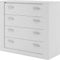 MINIO go for it ARTI - Kommode Weiß 100cm Breit I Kommode mit Schubladen I Sideboard Wohnzimmer Möbel I Kommode Schlafzimmer Sideboard Weiss