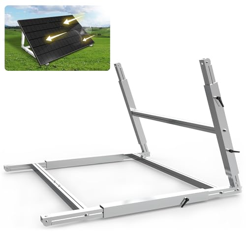 Support de balcon pour centrales électriques sur toit plat, pour panneaux solaires 100W-600W, angle réglable de 0 à 90°, support PV pour toit plat, support solaire, pour toit, panneaux solaires.