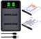 PowerTrust NP-BN NP-BN1 Batterie et chargeur de type C pour Sony Cyber-Shot DSC-W830, DSC-W320, DSC-W810, DSC-W570, DSC-W800, DSC-WX220, DSC-WX100, DSC-W530, DSC-W310, DSC-W350, DSC-WX100