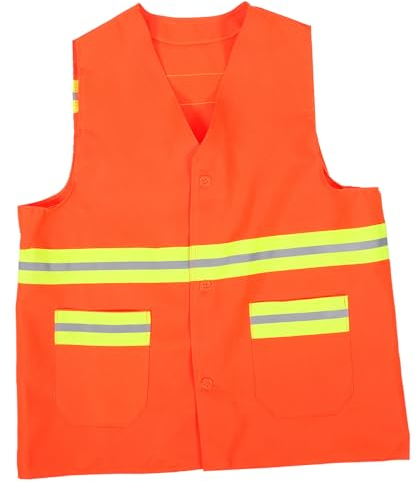 HOMSFOU Chaleco sanitario chalecos con tiras reflectantes hola chaleco chalecos reflectantes seguridad gadgets mono chalecos reflectantes de seguridad chaleco reflectante trabajador adulto