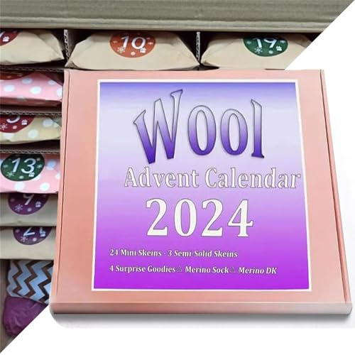 Wool Advent calendar 2024,Stitch Advent Calendar 2024,Stitch Advent Calendar,Advent Calendar 2024 Stitch,Crochet Advent Calendar,Gift for Knitter Markers