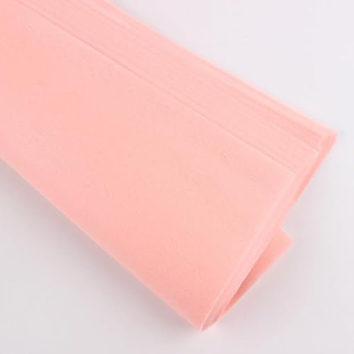 Nvzi Baumwollpapier, einfarbig, halbtransparentes Vliesstoff-Futter, Blumenstrauß, Handpapier, Plissee-Papier, 50 x 50 cm (Champagnerfarbe)
