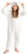 BesserBay Tuta in pile per bambini Onesie con cappuccio, calda, per ragazzi e ragazze, unisex, con animali, 1-12 anni, Orso bianco, 3-4 Jahre