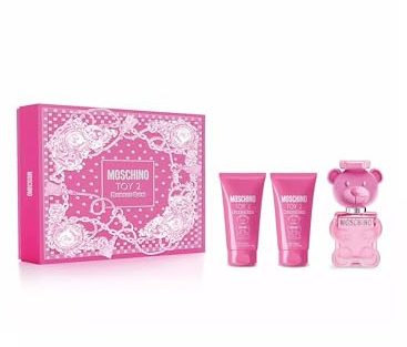 Moschino Toy 2 Bubblegum Eau de Toilette 50 ml Geschenkset 2024 (enthält 50 ml EDT, 50 ml Bodylotion und 50 ml Duschgel)