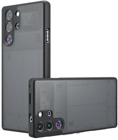 Lemxiee Case für Red Magic 10 Pro & Pro Plus - Anti-Fingerabdruck Silikon & Acryl-Schutzhülle