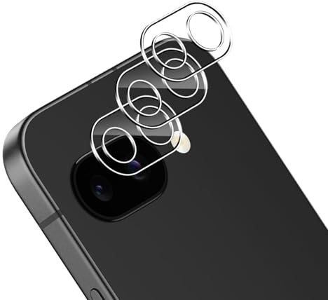 TUTUO 3 Stück Kamera Schutzfolie Kompatibel mit Google Pixel 9A 5G Camera Panzer Schutz Glas, Blasenfrei, 9H Härte Anti-Kratzer HD Kameraschutz Folie