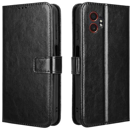 Heioloo Hülle für Samsung Galaxy XCover 7 Pro Schutzhülle Klappbar Standfunktion Leder Stoßfest Handyhülle [Magnetverschluss] [Kartenfach]