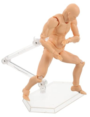 DECHOUS Künstlerfigur Mit Standfuß Zum Zeichnen Malen Actionfigur Zeichenfigur Modellfiguren Schaufensterfigur Zeichenmodell Für Kunstunterricht Und Kreative Projekte