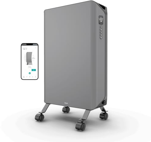 Duux Edge Oil Smart Radiator 2000W with Timer, Grey
