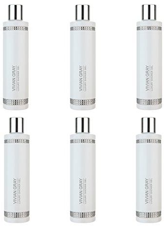 VIVIAN GRAY 'Crystals' Collection, Stück:6 Stück, Ausführung:3220 White Duschgel