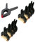 Set of 9 Pieces - 9 Nylon Spring Clamp Heavy Duty Plastic Extra Large Clip
