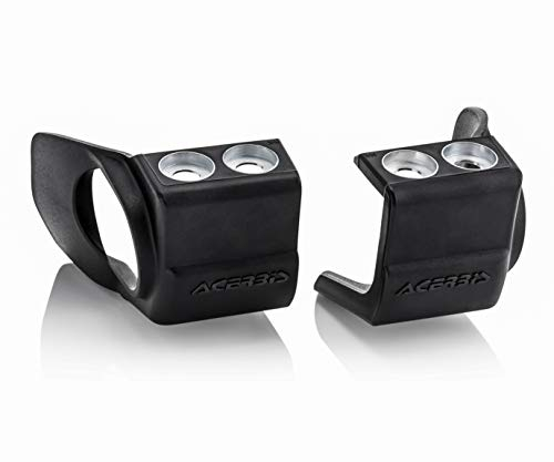 Acerbis Protection de pied de fourche noire.