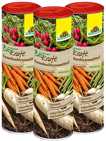 Neudorff BioKraft GemüseStreumittel 1,5 kg - Natürliches Pflanzenstärkungsmittel zur Kräftigung und Gesunderhaltung von bodenschädlingsanfälligen Gemüsepflanzen