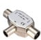 K M Electronics® 2 Way Digital TV FM Radio COAXIAL Coax Aerial Aluminium Y Splitter