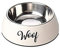 House Of Paws Grey Woof 2 in 1 Dog Bowl, Medium