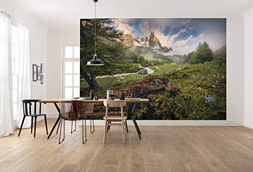 Komar Vlies Fototapete THE LAST PARADISE | Tapete, XXL, Dekoration, Natur, Landschaft, Schlafzimmer, Wohnzimmer, Büro, Flur | Größe 400 x 280 cm (Breite x Höhe) | SHX8-133