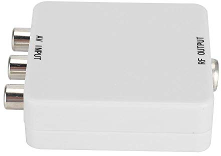 vers RF, Composite AV vers RF Vidéo Audio Commutateur de Conversion Convertisseur Adaptateur Prise en du système DVI pour TV, DVD, Décodeur câble, Ordinateur Portable PC
