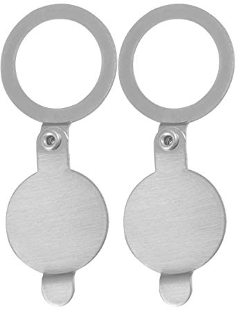 NUOBESTY 2Pcs Türspion Abdeckung nach Hause Schutz Liefert Tür Loch Abdeckung für Den Innenbereich nach Hause