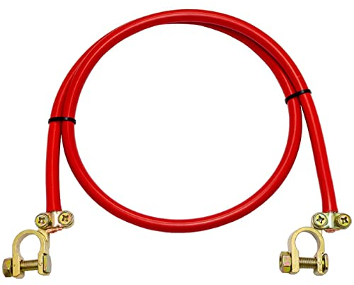0,25m Batteriekabel Pluskabel 35mm² Rot KFZ Stromkabel 2x Polklemme 25cm