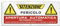 Cartello cm 30x12 - Attenzione apertura automatica comandata a distanza (PVC spessore 1 mm con 4 fori)