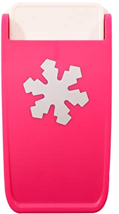 Vaessen Creative Motivstanzer Heavy Duty Schneeflocken - Ø 3,75 cm - Stanzer für Kartengestaltung, Scrapbooking und Journaling - Kartenbasteln - für schwere Papierarten - Scrapbook Zubehör