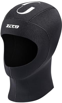 ZCCO Tauchhaube 3MM Neopren Haube Sie warme Kopfhaube, dauerhafte Bewegung für Tauchen Schnorcheln Surf-Kajakfahren Schwimmen Segeln Kanusport (5mm, XL)
