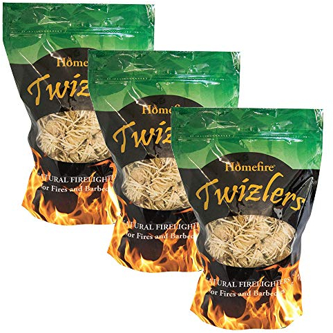 3 x 300g Natural Firelighter Odourless Smaokeless Stoves Chimneas BBQ Barbecue