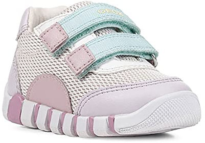 Geox B Iupidoo Girl, Sneaker Bimba 0-24, Pink Lilac, 22 EU