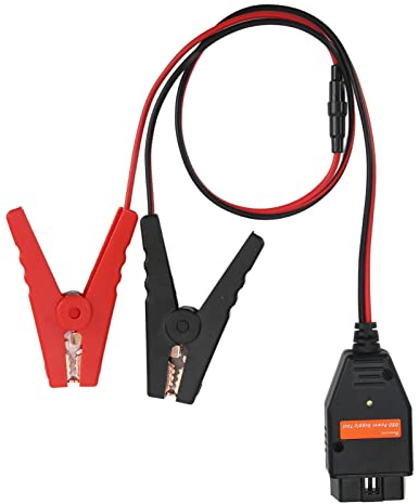 Batteriewechselwerkzeug, Autobatterie Ladegerät Stecker Anzug Auto-OBD2-ECU-Anschluss Notstromversorgungskabel Speicherschoner Batteriewechselwerkzeug, Universell für Auto