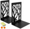 DIFIT Serre Livre, Presse Livre en Métal, 1 Paire Cale Livre, Bloc Livre pour Étagère, Serre Livres pour Livres Lourds, Serre-Livres pour Bureau/Famille, Noir Serre-Livre, bookends 12x9x16cm