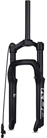 Forcelle Ammortizzate Ad Aria Per Bici Forcella Fat Bike Per Pneumatici 20x4.0'' Corsa 115Mm Forcella Ad Aria Forcella Anteriore Dritta 1-1/8 QR 9x135mm Per Snow Beach E-bike ( Color : 20'' Remote )