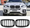 YIUBCZOQI Radiator Grille for X5 E70 X6 E71 2006-2013 Kidney Double Bridge Sport Gloss Black