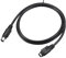 sourcing map PS/2 Mouse and Keyboard Extension Cable 6 Pin 3.28 Feet Male to Female for PC,Black