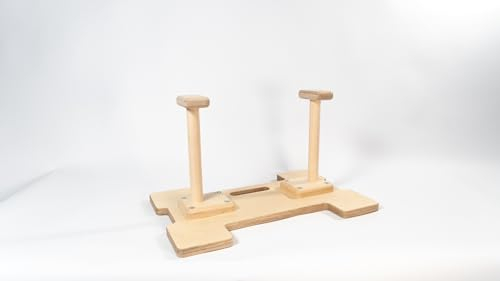 woodaboo Handstand Canes Akrobatik Trainer Parallettes Barren Calisthenics Handstand Trainer Gymnastic Equipment Ballance Trainer Assist Cane Yoga (Griffhöhe ca.35 cm)