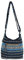 Sunsa Damen Umhängetasche. Hobo Tasche aus gewebter Baumwolle mit verstellbare Henkel. Crossbody Schultertasche mit Streifen Design. Geschenkideen für Frauen
