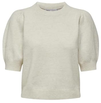 ONLY Damen Pullover Onlrica Life 2/4 Pullover Ex KNT, Birch/Detail:w. Melange, S