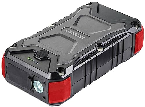 VOLTCRAFT VC PB PD65W Externer Akku Rugged Power Delivery 3.0 30000mAh Li-Ion schwarz/rot LED Taschenlampe mit Statusanzeige