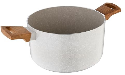 BERGNER Casseruola 24cm in alluminio linea Earth, per induzione, rivestimento antiaderente MarblePlus