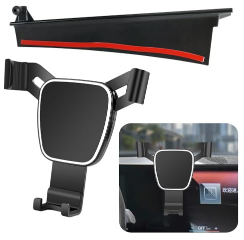 LUNQIN Kfz-Handyhalterung für BMW X5 2024 2025, X6 2024 2025, X7 2023 2024 2025, Auto-Zubehör, Navigationshalter, Innendekoration, Handy-Halterung
