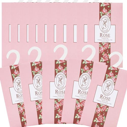 15pcs Duftsachet, Schrankdeo Natürlichen Geruch Sachet, Wäscheduft Schrank Duftsäckchen Kleiderschrank Dufterfrischer, Duftbeutel Kleiderschrank Duft Hanging Beutel, Schrankduft Frische (15rose)