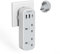 UK to South Africa Plug Adapter, TESSAN Grounded Type M Travel Adaptor with 3 USB Ports (1 USB C), 2 Way South African Power Adapter for SA, Namibia, Botswana Zimbabwe Namibia Nepal