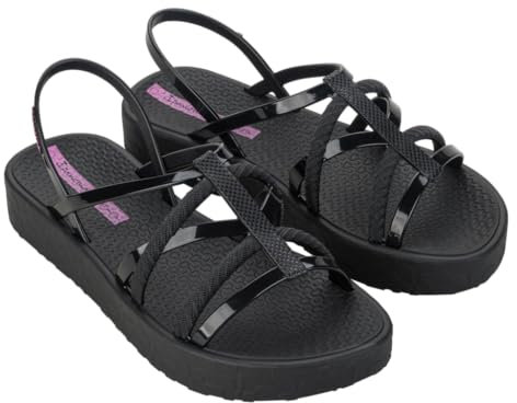 Ipanema DIVERSA FLATFORM AD, Black Black Lilac, 41/42 EU